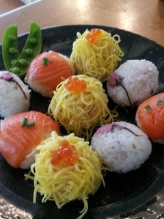 春お花見手鞠寿司 おもてなし・雛祭りにも-レシピのメイン写真