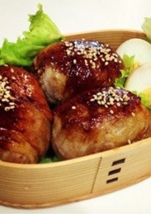 肉巻きおにぎり-レシピのメイン写真
