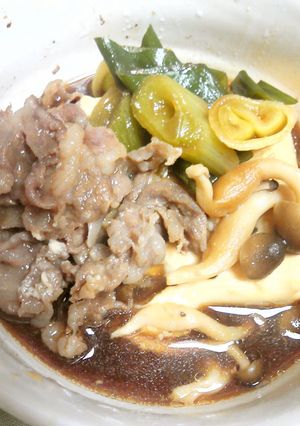 レンジで簡単!肉豆腐-レシピのメイン写真