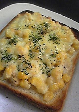 ごろごろコーン＆ツナのトースト-レシピのメイン写真
