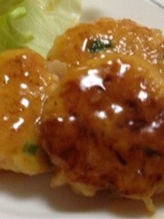ふわふわ☆簡単エビハンバーグ-レシピのメイン写真