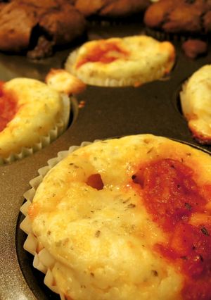 粉から作るピザマフィン　混ぜるだけ♪-レシピのメイン写真