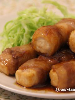 やわらか~豆腐の豚肉巻き-レシピのメイン写真