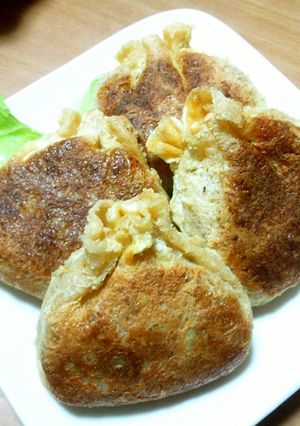 余ったカレーで…油揚げでコロッケ風♡-レシピのメイン写真