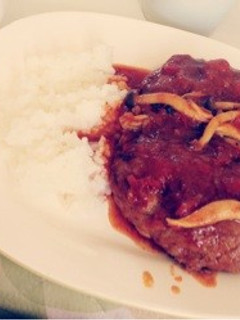 ♡トマト煮込みハンバーグ♡-レシピのメイン写真