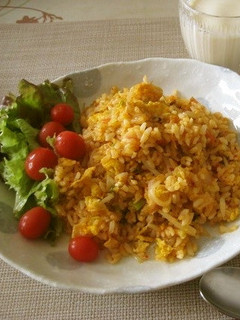 簡単❀野菜増量❀量増しでヘルシ~な炒飯♪-レシピのメイン写真