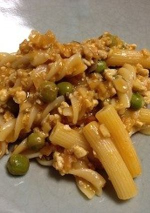 豆腐でかさ増し☆ノンオイルミートソース♪-レシピのメイン写真