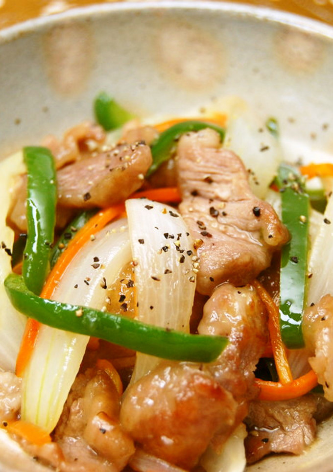 やわらか豚肉と新玉ねぎの炒め物-レシピのメイン写真