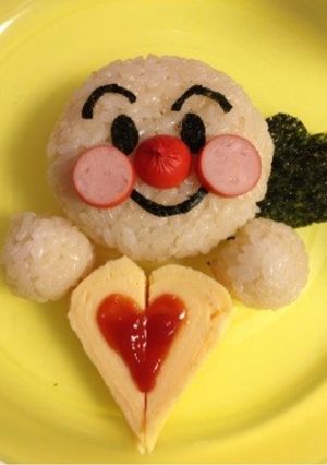 キャラ弁に〜1番簡単なアンパンマン-レシピのメイン写真