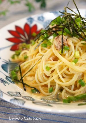 あえるだけ＊ツナと小葱の和風パスタ＊-レシピのメイン写真
