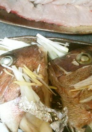 簡単♪鯛の兜焼き-レシピのメイン写真