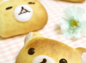 リラックマのコーヒークリームパン♡-レシピのメイン写真