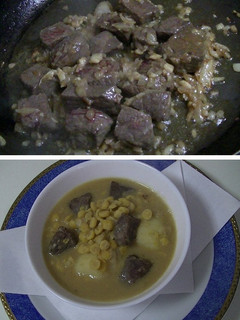 ビーフ豆カレー(ミャンマ—家庭料理)-レシピのメイン写真