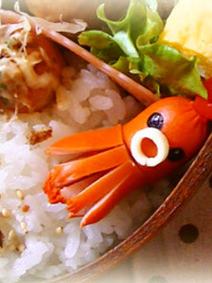 簡単キャラ弁おかず:タコさんウィンナー-レシピのメイン写真