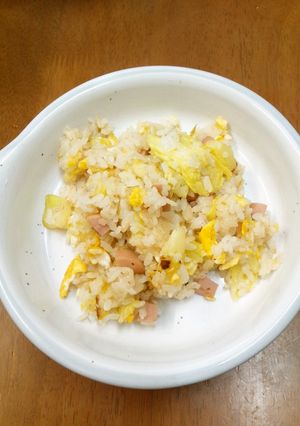 春色キャベツのチャーハン-レシピのメイン写真
