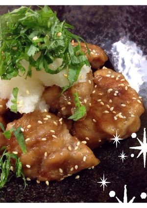 夏バテ予防*大根おろしと鶏のポン酢炒め-レシピのメイン写真