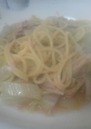 白菜とツナの青じそパスタ-レシピのメイン写真