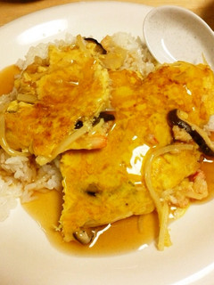 長ねぎと竹の子の天津飯-レシピのメイン写真