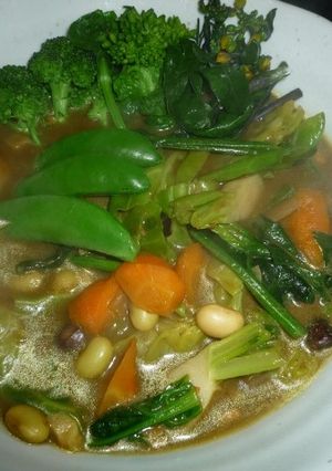 春野菜のカレー（ヴィーガン）京都カフェ-レシピのメイン写真
