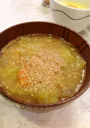春キャベツの胡麻味噌汁-レシピのメイン写真