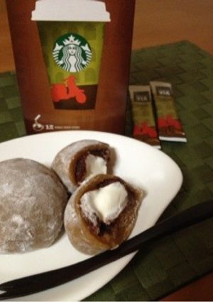 スタバVIAで絶品❤カフェオレ大福♬-レシピのメイン写真