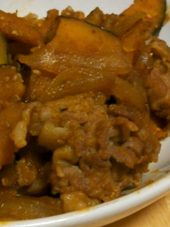 豚肉とかぼちゃの焼き肉のタレ炒め-レシピのメイン写真