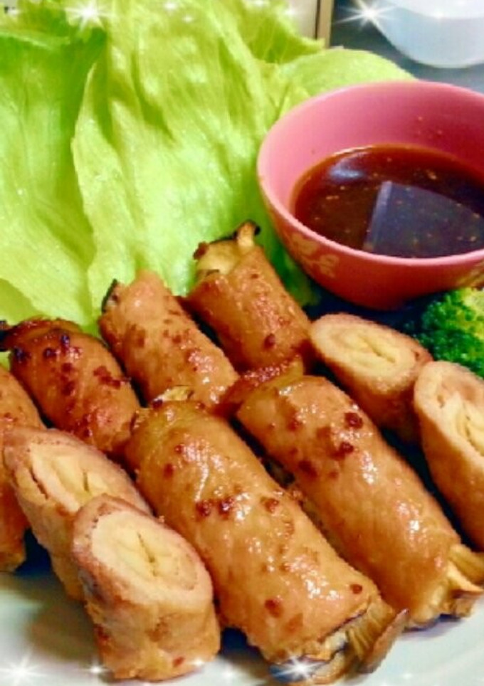 ☆ｴﾘﾝｷﾞ巻きまき豚しょうが焼き☆-レシピのメイン写真