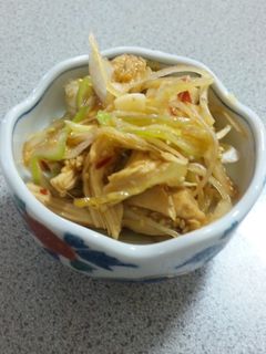 簡単&おいしい!!蒸し鶏とネギの和え物-レシピのメイン写真