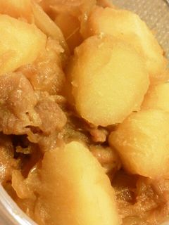 簡単時短フライパンでほっくり甘辛肉じゃが-レシピのメイン写真