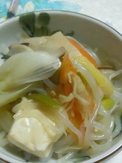 簡単♪豆腐とねぎのあっさり中華煮-レシピのメイン写真