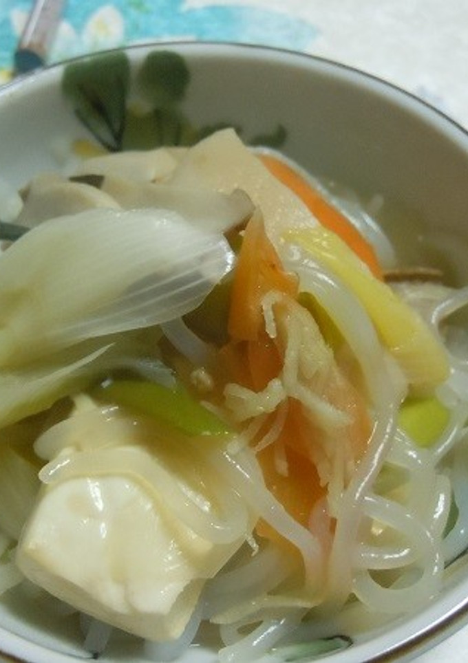 簡単♪豆腐とねぎのあっさり中華煮-レシピのメイン写真