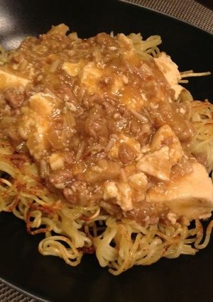 おこげパリパリ麻婆焼きそば-レシピのメイン写真