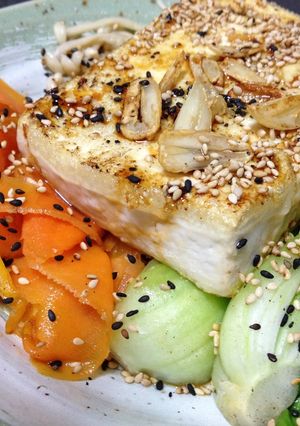 ボリューム満点!ヘルシー豆腐ステーキ-レシピのメイン写真