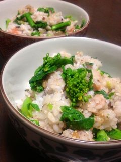 プレ農家めし◆菜の花と明太子の混ぜご飯-レシピのメイン写真