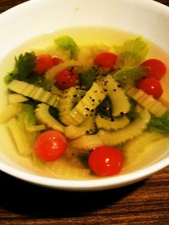 トマトとセロリのスープ-レシピのメイン写真