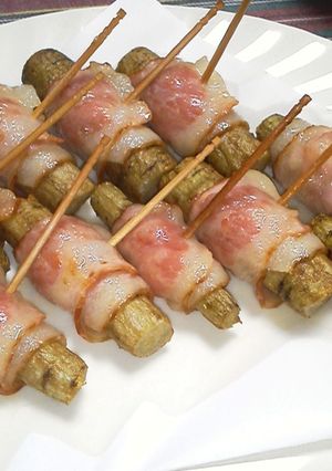 ごぼうのベーコン巻き♬-レシピのメイン写真