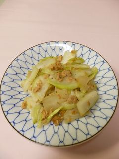 生ザーサイのツナマヨ炒め-レシピのメイン写真