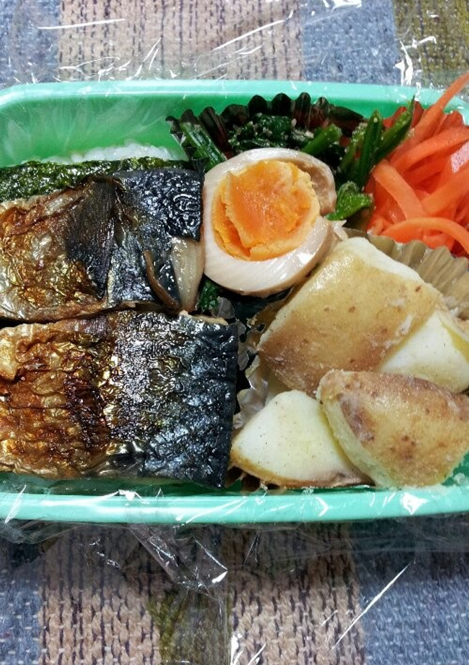 塩さば和風弁当-レシピのメイン写真