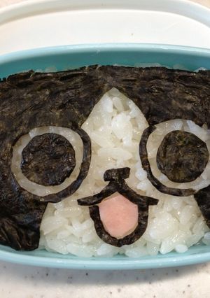 超簡単キャラ弁☆メラルー　モンハン-レシピのメイン写真