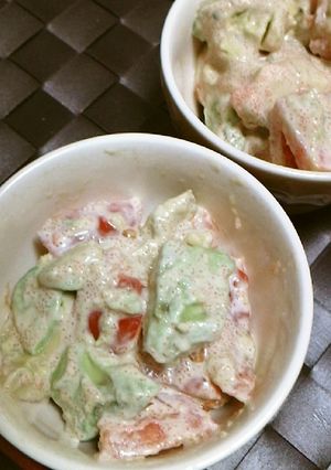 アボカドとトマトのたらこマヨサラダ-レシピのメイン写真