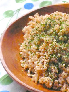 玄米の明太子焼きめし-レシピのメイン写真