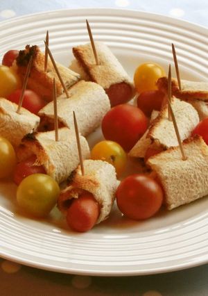 食パンでソーセージまきまきおつまみ-レシピのメイン写真