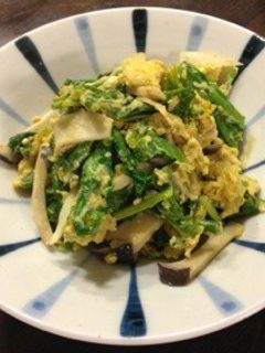 菜の花のふんわり卵とじ❁-レシピのメイン写真
