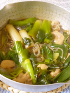 パパのねぎと鶏肉の煮込み-レシピのメイン写真