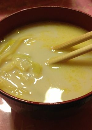 即席! 味噌カレー牛乳スープ-レシピのメイン写真