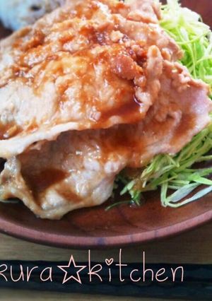 ﾎﾟｲﾝﾄ3つ美味しい豚肉しょうが焼き♪-レシピのメイン写真