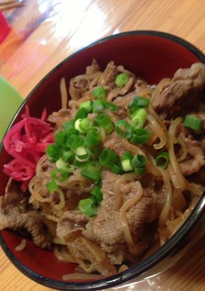 甘くない野菜もとれる牛丼-レシピのメイン写真