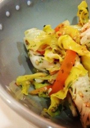 ササミとキャベツの胡麻酢和え☆-レシピのメイン写真
