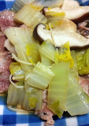 豚肉白菜蒸し-レシピのメイン写真