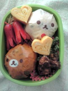 パパッと簡単キャラ弁★ハート卵焼き♪-レシピのメイン写真